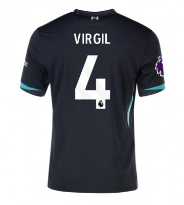 Liverpool Virgil van Dijk #4 Udebanetrøje 2024-25 Kort ærmer